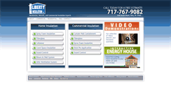 Desktop Screenshot of libertyinsulationpa.com